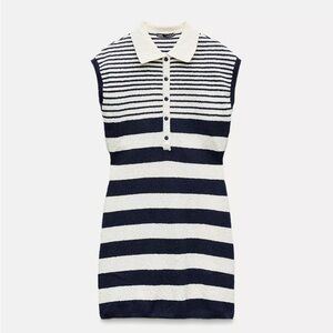 Zara Cutwork Short Dress